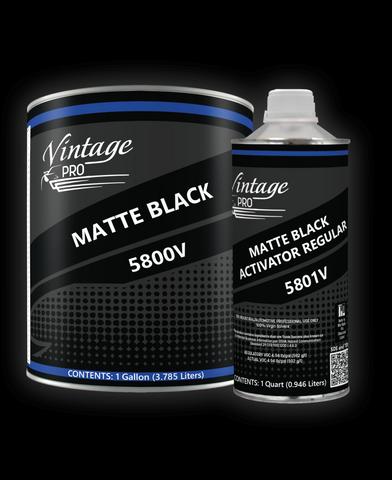 Vintage Matte Black + Choice of Activator (Regular or Slow) Kit